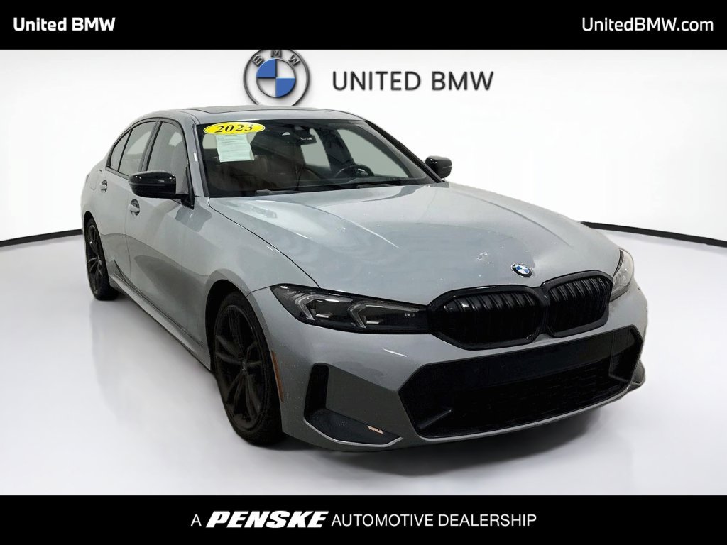 Certified 2023 BMW 330i Sedan w/ M Sport Package RWD image 3