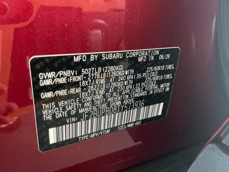 New 2026 Subaru Outback Premium AWD/4WD image 35
