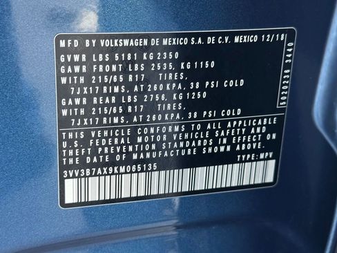 Used 2019 Volkswagen Tiguan SE image 34