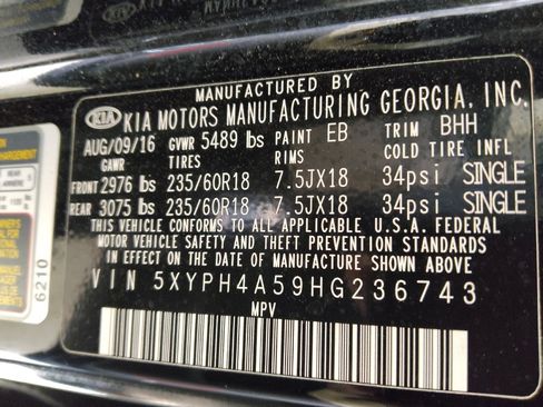 Used 2017 Kia Sorento EX image 33