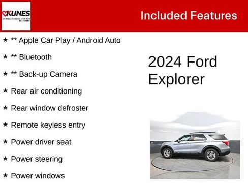 Used 2024 Ford Explorer XLT w/ Equipment Group 202A AWD/4WD image 3