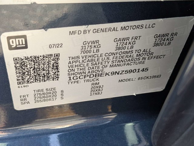 Used 2022 Chevrolet Silverado 1500 Custom AWD/4WD image 19