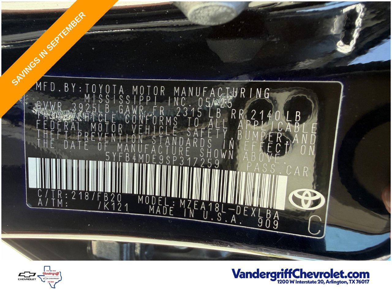 Used 2025 Toyota Corolla LE FWD image 26