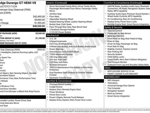 New 2026 Dodge Durango GT w/ Blacktop Package image 6