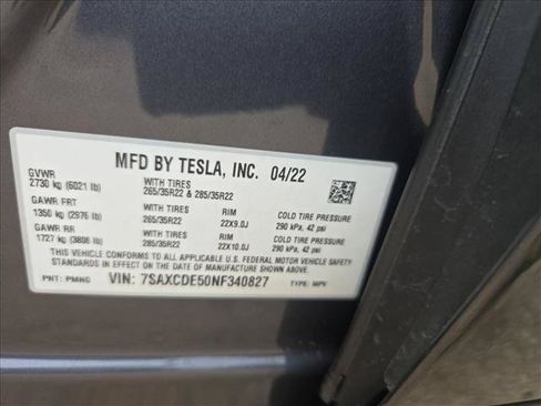 Used 2022 Tesla Model X AWD/4WD image 21