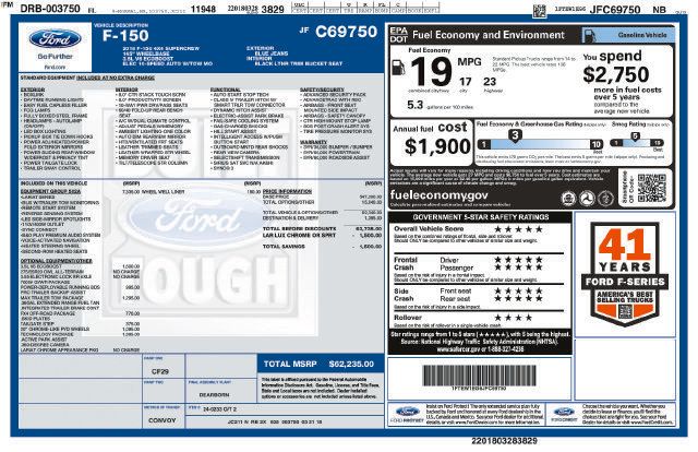 Used 2018 Ford F150 Lariat w/ Equipment Group 502A Luxury AWD/4WD image 2