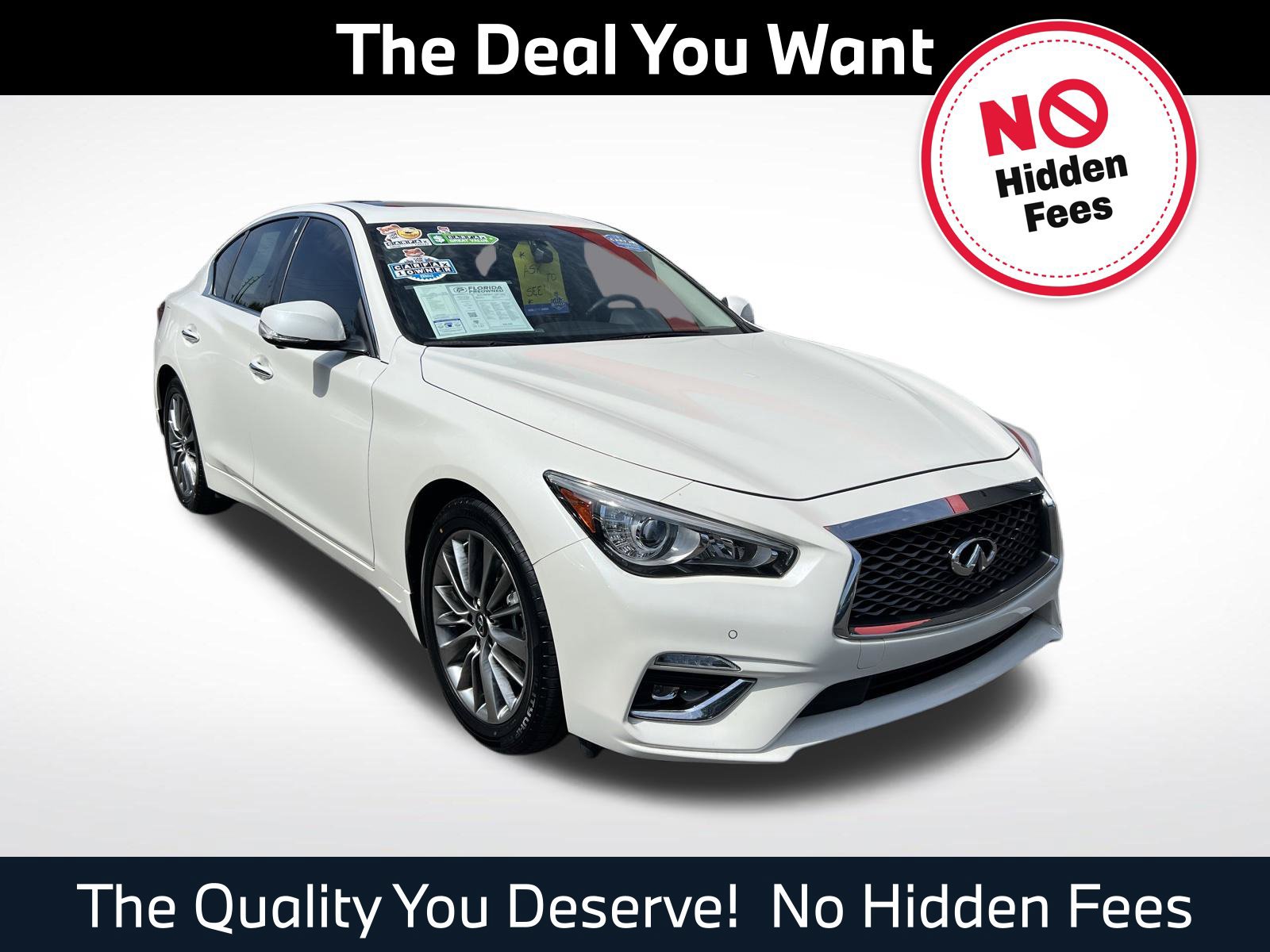 Used 2023 INFINITI Q50 Luxe w/ Cargo Package AWD/4WD 360° Tour