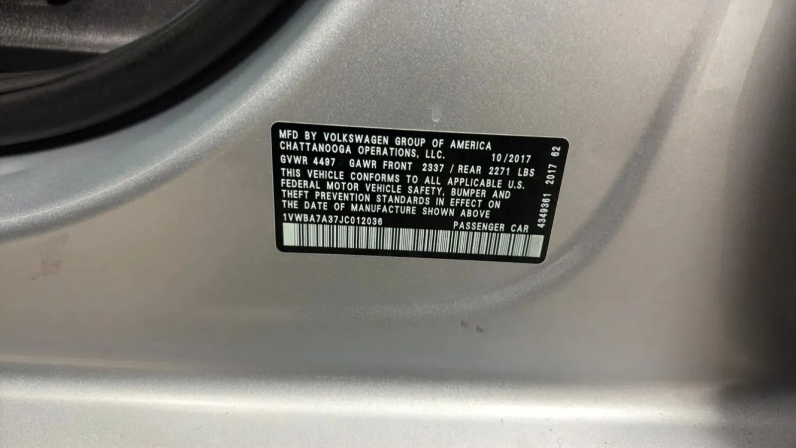 Used 2018 Volkswagen Passat 2.0T SE FWD image 24