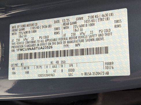 New 2026 Ford Escape ST-Line Select w/ Equipment Group 401A image 16