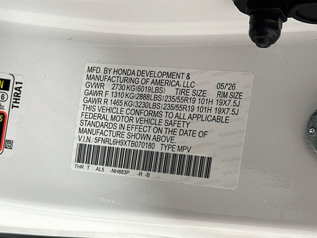 Certified 2026 Honda Odyssey Elite image 27