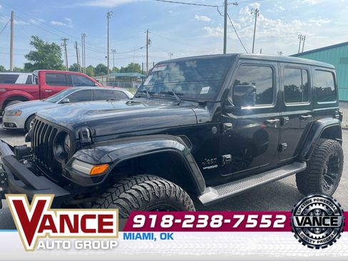 Used 2021 Jeep Wrangler Unlimited Sahara AWD/4WD image 1