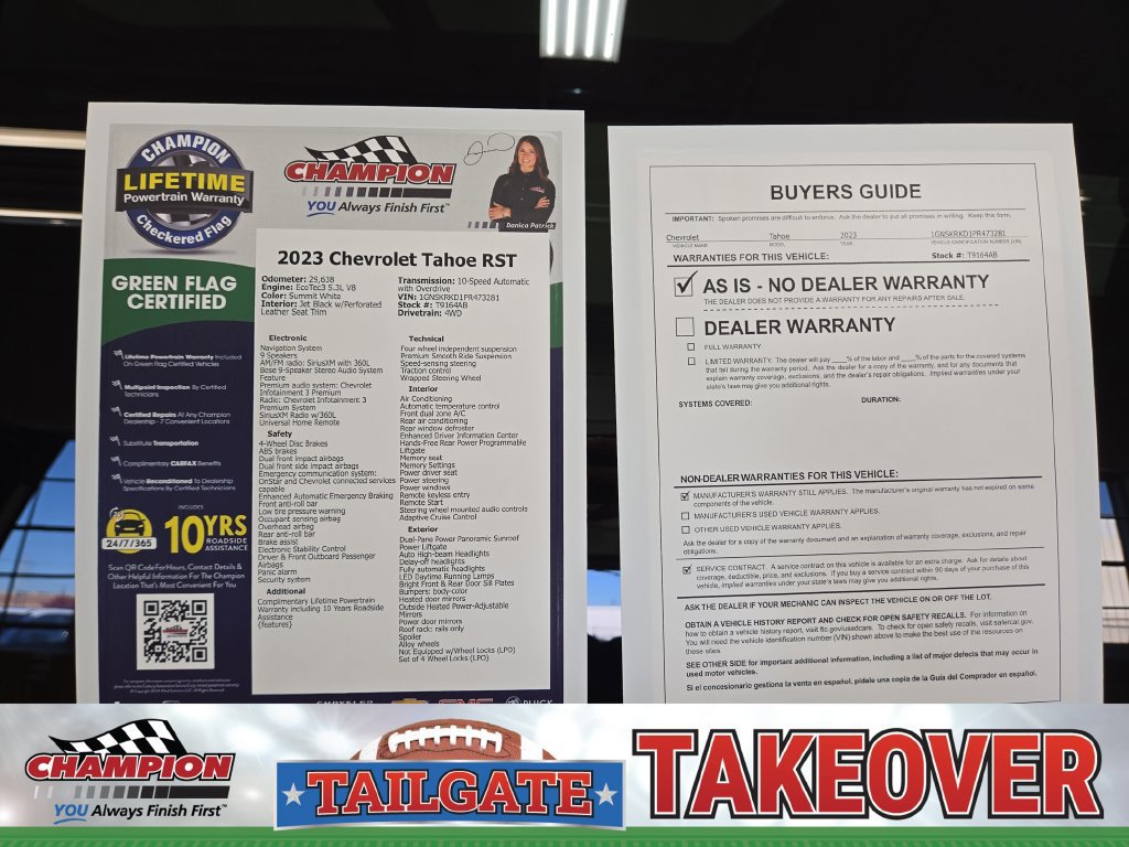 Certified 2023 Chevrolet Tahoe RST w/ Luxury Package AWD/4WD image 35