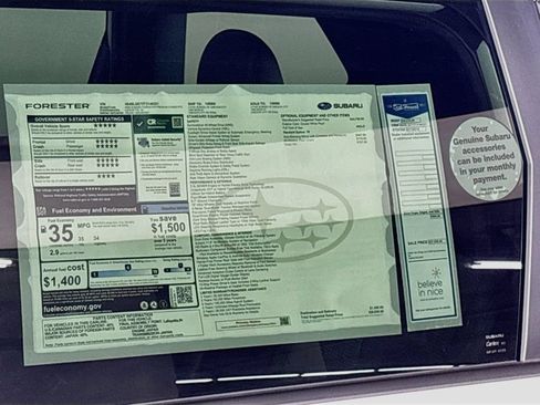 New 2026 Subaru Forester Touring AWD/4WD image 25
