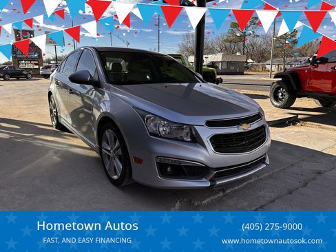 Used 2015 Chevrolet Cruze LTZ w/ Sun, Sound and Sport Package image 1