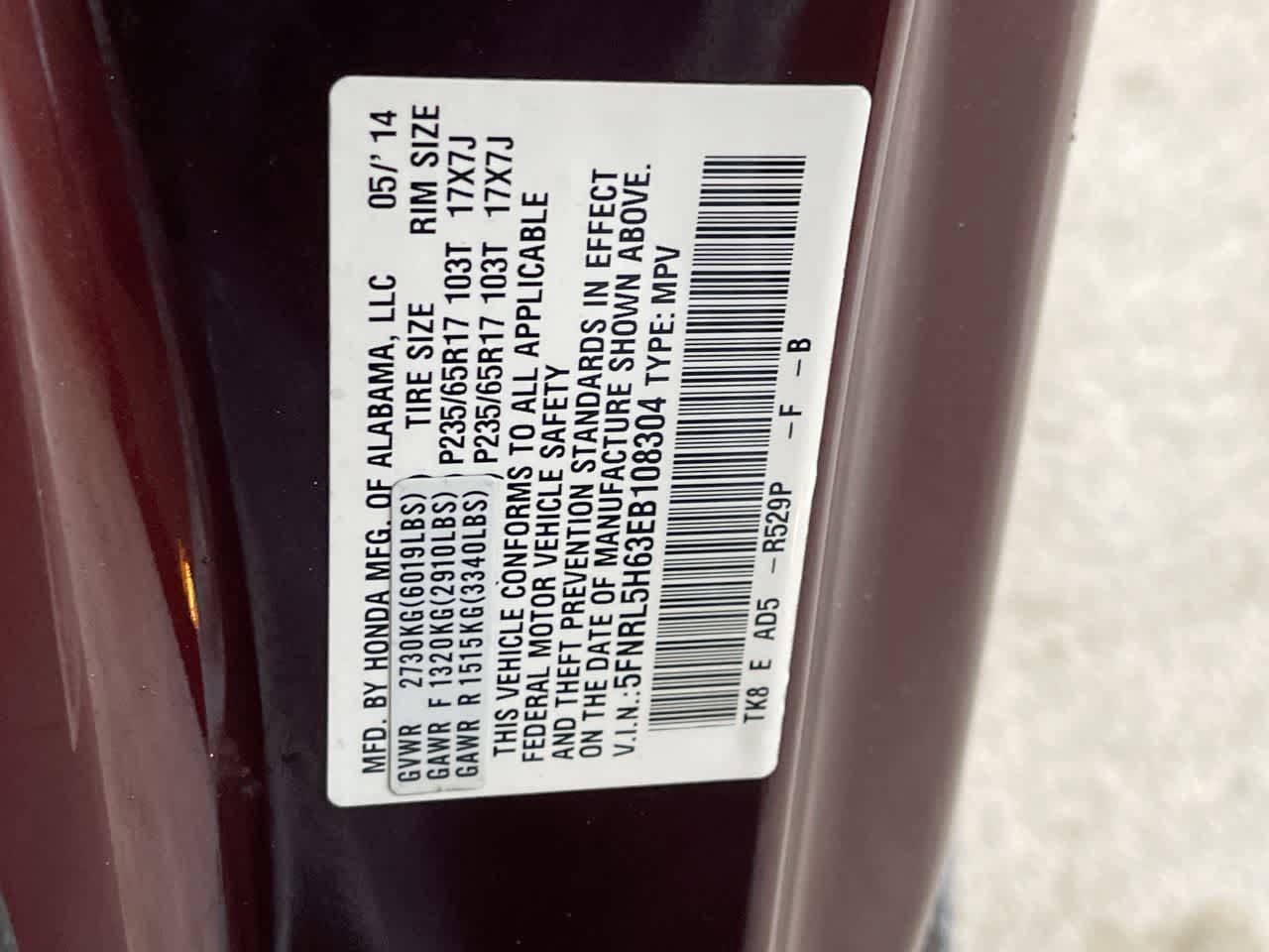 Used 2014 Honda Odyssey EX-L image 28
