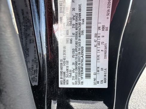 Used 2019 Ford Ranger XLT w/ Equipment Group 302A Luxury image 16