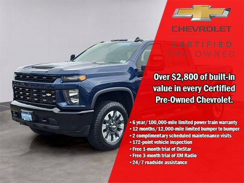Certified 2022 Chevrolet Silverado 2500 Custom w/ Gooseneck/5TH Wheel Package image 1