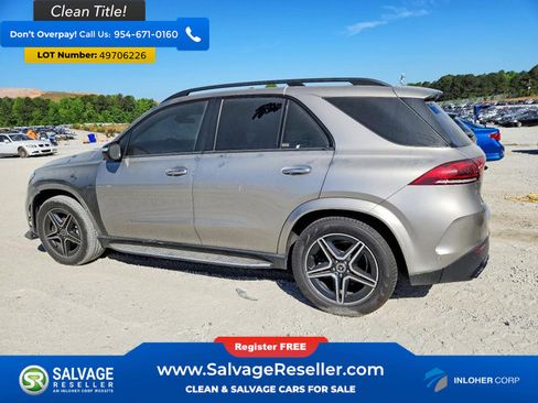 Used 2021 Mercedes-Benz GLE 350 w/ AMG Line Exterior image 3