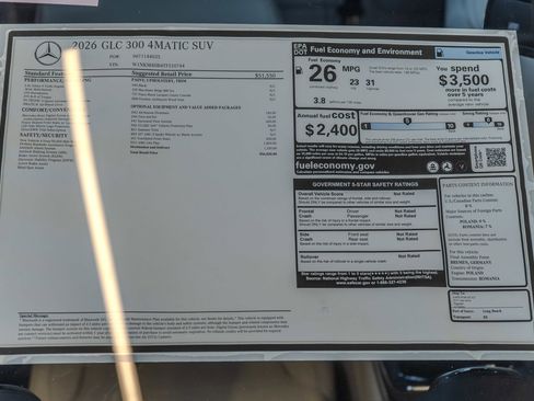 New 2026 Mercedes-Benz GLC 300 4MATIC image 36