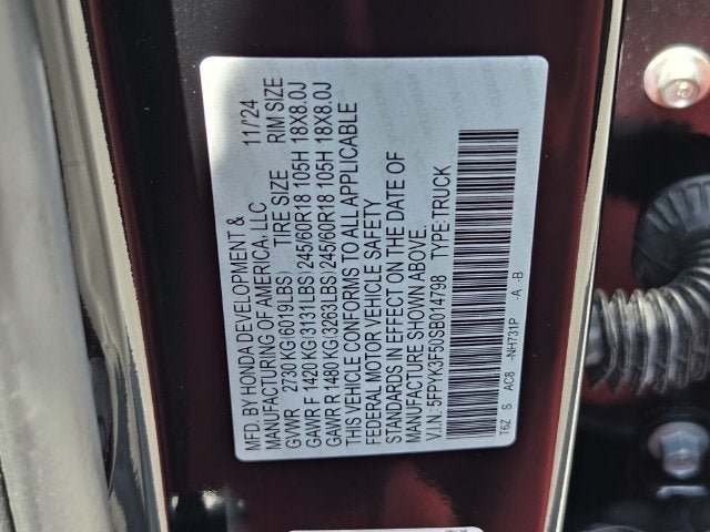 Certified 2025 Honda Ridgeline RTL image 39