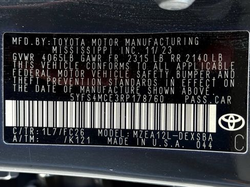 Used 2024 Toyota Corolla SE FWD image 50