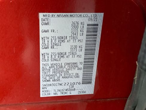 Used 2022 Nissan Pathfinder SL image 33