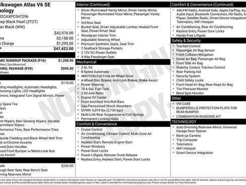 Used 2023 Volkswagen Atlas SE w/ Panoramic Sunroof Package image 2