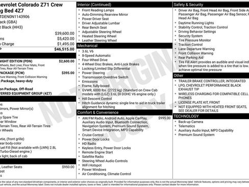 Used 2022 Chevrolet Colorado Z71 w/ Z71 Midnight Edition image 10