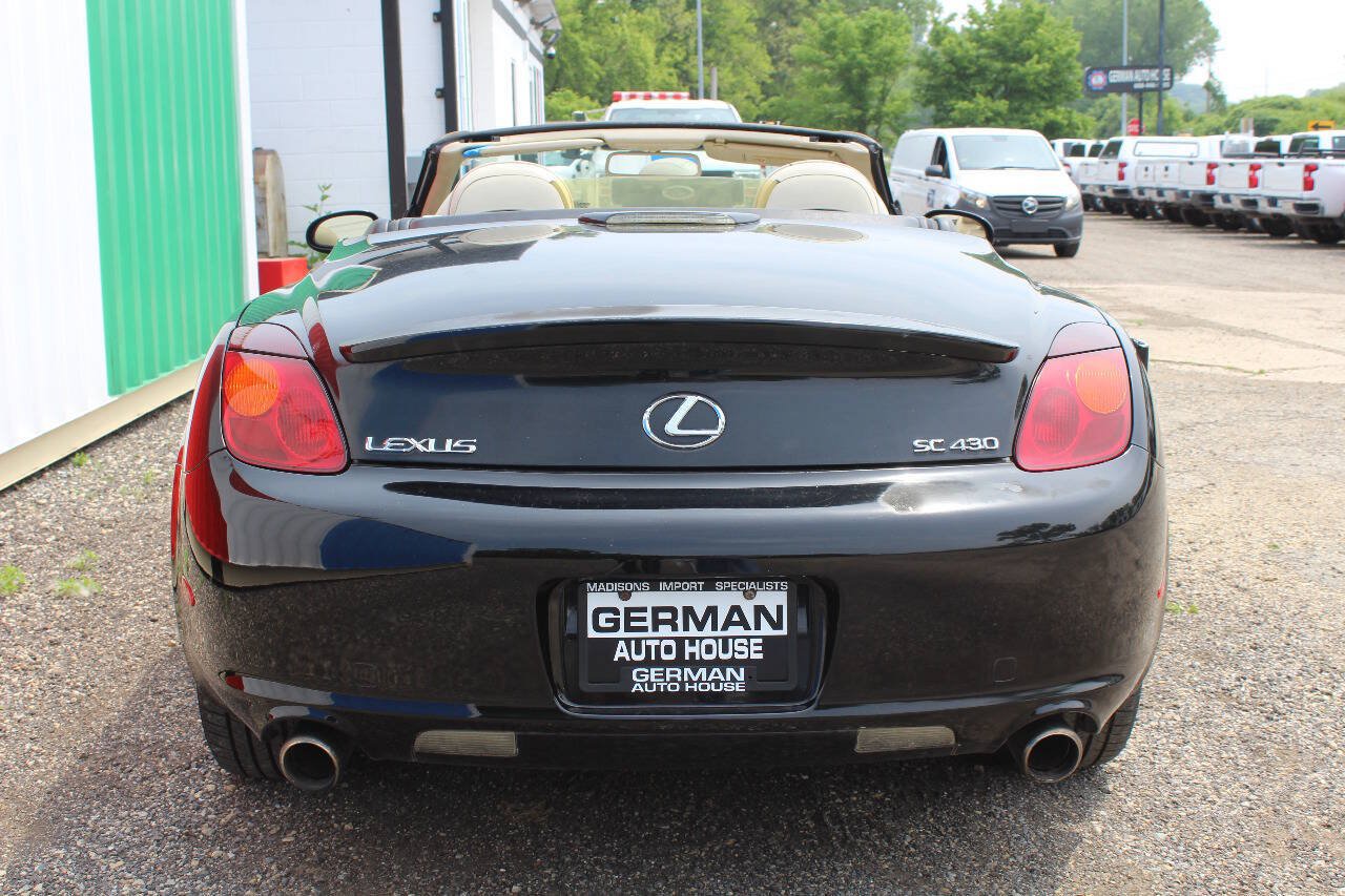 Used 2002 Lexus SC 430 Convertible RWD image 8