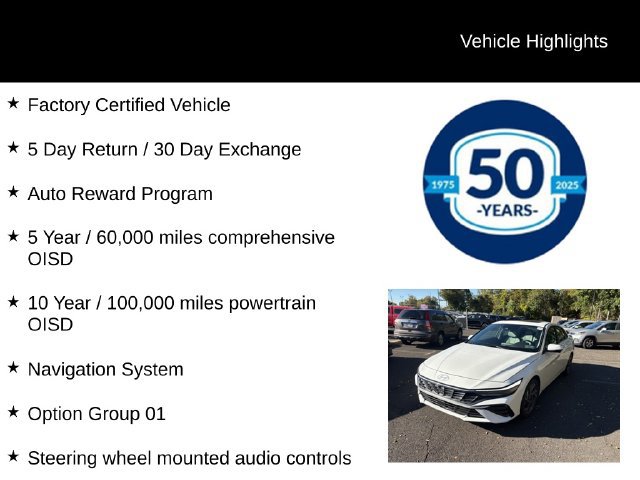 Certified 2024 Hyundai Elantra Limited FWD image 5