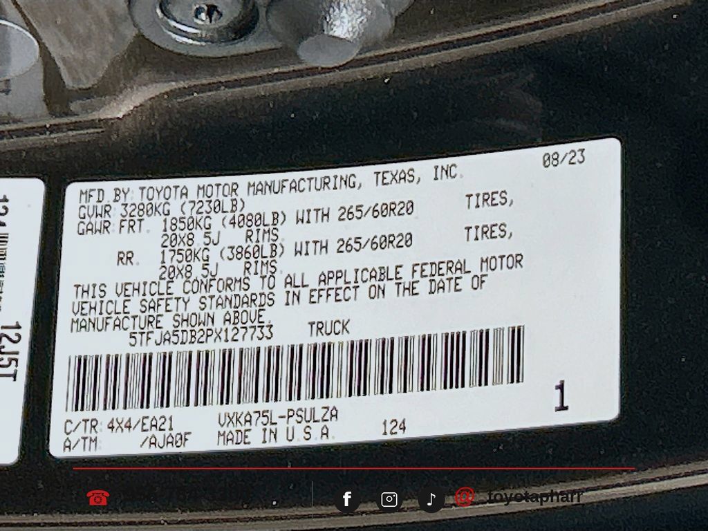 Used 2023 Toyota Tundra Limited w/ TRD Off-Road Package AWD/4WD image 31