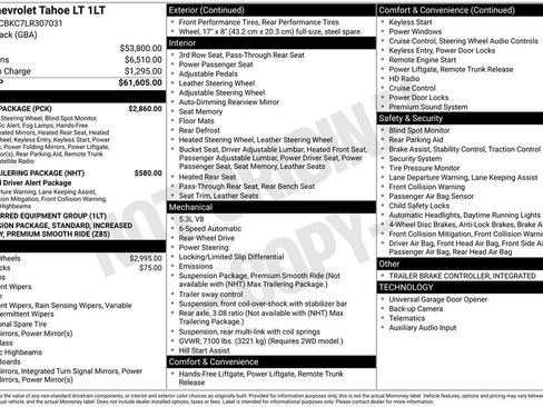 Used 2020 Chevrolet Tahoe LT w/ Luxury Package image 6