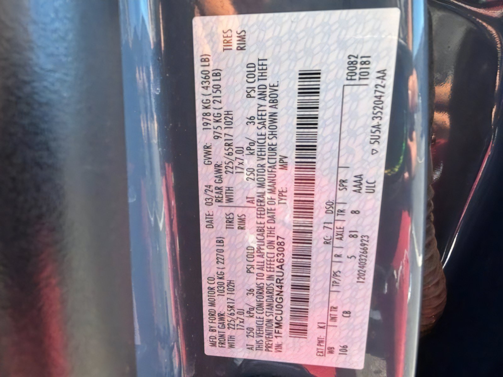 Used 2024 Ford Escape Active w/ Tech Pack #1 FWD image 32
