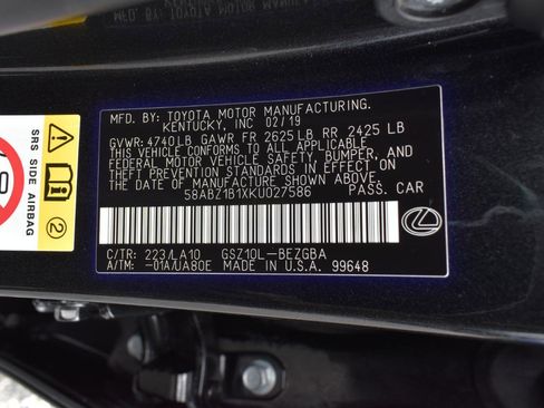 Used 2019 Lexus ES 350 w/ Accessory Package 2 image 46