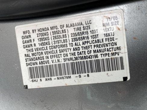 Used 2006 Honda Odyssey EX-L image 40