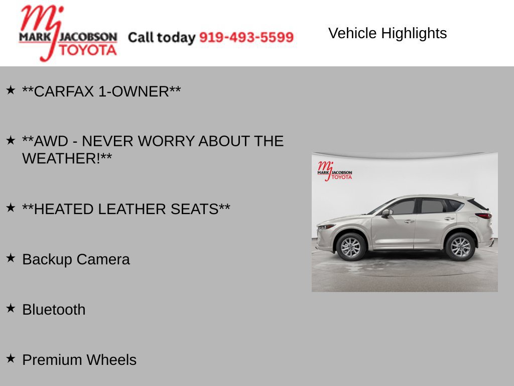 Used 2025 MAZDA CX-5 AWD 2.5 S w/ Preferred Package image 6