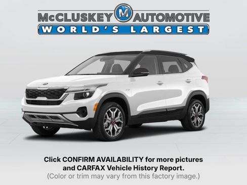 Used 2021 Kia Seltos SX w/ SX Sunroof Package AWD/4WD image 1