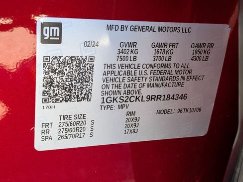 Used 2024 GMC Yukon AT4 w/ Technology Package image 43