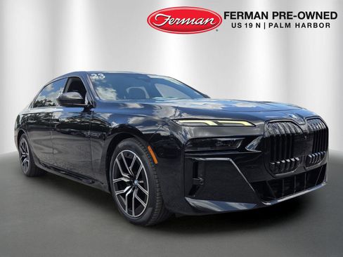 Certified 2023 BMW 740i w/ Parking Assistance Package RWD image 1