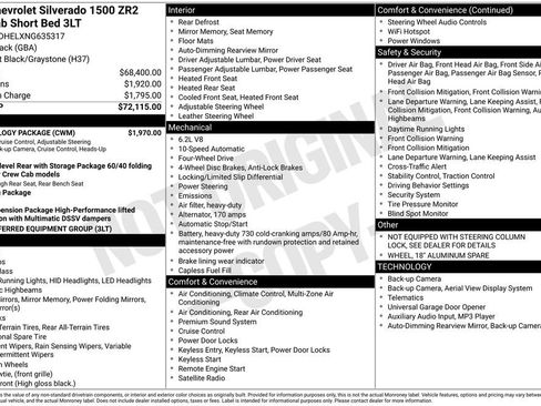 Used 2022 Chevrolet Silverado 1500 ZR2 w/ Technology Package image 6