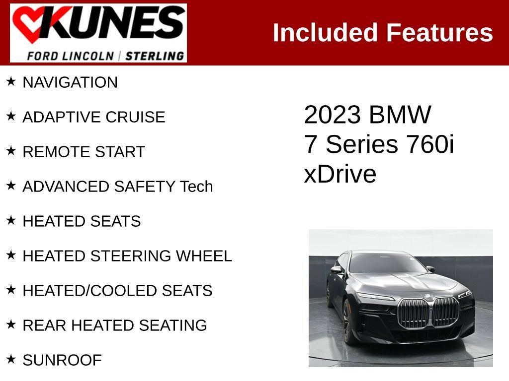 Used 2023 BMW 760i xDrive AWD/4WD image 2
