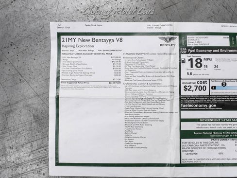 Used 2021 Bentley Bentayga AWD/4WD image 66