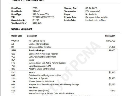 Certified 2025 Porsche 911 Carrera 4 GTS image 12