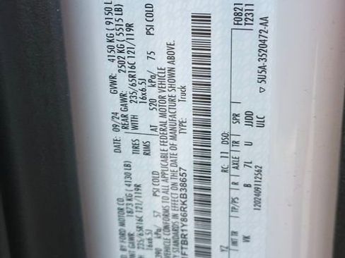 Used 2024 Ford Transit 250 Low Roof w/ Load Area Protection Package image 29