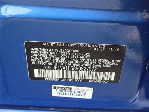 Used 2017 Subaru WRX AWD/4WD image 14