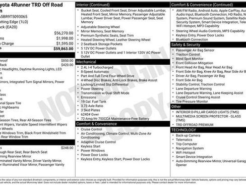 Certified 2026 Toyota 4Runner TRD Off-Road Premium AWD/4WD image 35