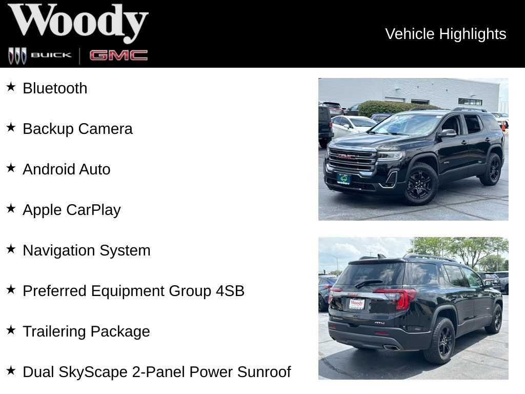Certified 2023 GMC Acadia AT4 w/ Trailering Package AWD/4WD image 3