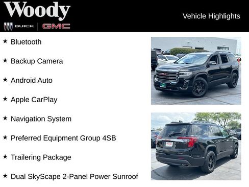 Certified 2023 GMC Acadia AT4 w/ Trailering Package AWD/4WD image 3