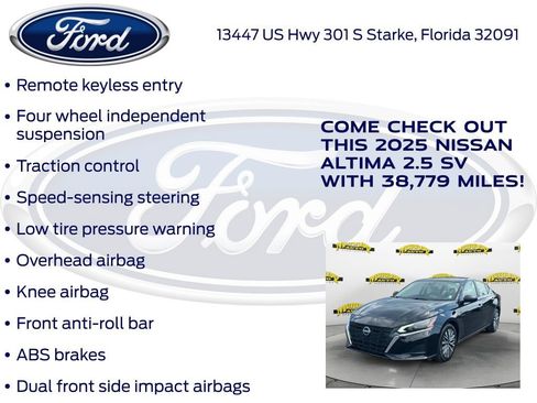 Used 2025 Nissan Altima 2.5 SV FWD image 22