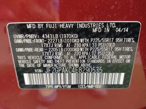 Used 2014 Subaru Crosstrek 2.0i Limited AWD/4WD image 33